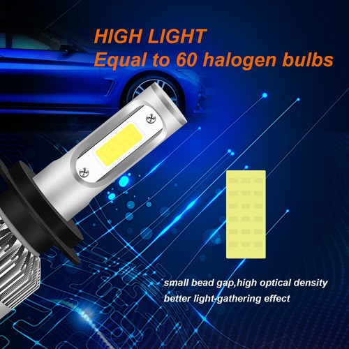 2x LED Headlight White Bulbs For Suzuki GSXR600 GSXR750 2001 2004 2005 2006 2007 - Picture 5 of 10