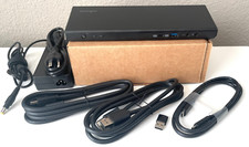 Kensington SD4750P USB-C Dual 4K Docking Station, AC Adapter  HDMI  DP cables
