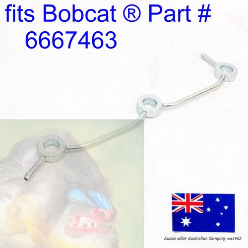 fits Bobcat Overflow Return Fuel Pipe 6667463 E32 E32i E34 E35 E35Z E35i E37 - Foto 7 di 16