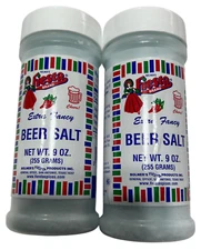 Fiesta Extra Fancy Beer Salt 9oz Shaker Bottle - 2 Pack NEW