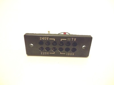 SANSUI TR-707A RECEIVER PARTS -- line voltage select receptacle