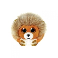 TY Puffies Beanie Balls CAESAR Lion 3" Plush NEW