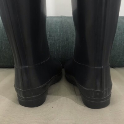 Hunter Regent Carlyle Equestrian Rain Boots Navy Blue  display picture 3