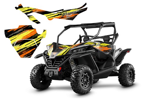 CF 2020-2022 MOTO Zforce Sport 950/1000 kit de calcomanía gráfica diseño V4000 - Imagen 4 de 7