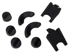 ACCLAIM Wedges Bowlers Rubber Set Two Sided Angled Plus 6 Piece set Round angled