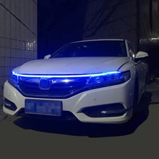 LED Daytime Running Light Strip Flexible Dynamic Car LED Hood Lights Waterproof