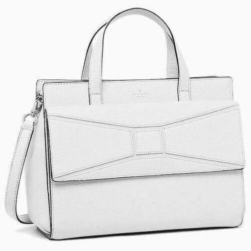 kate spade black purse with white bow