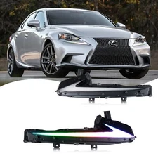 LED RGB Daytime Running Light For Lexus IS250 IS350 IS300 IS200t ISF 14-16 DRL