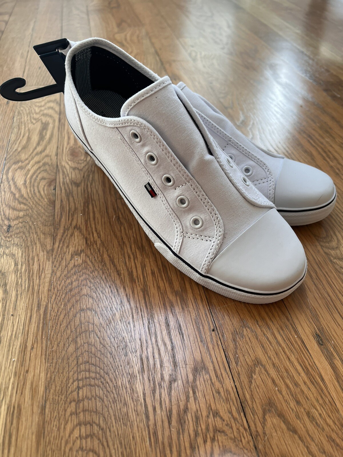 flag laceless sneaker tommy