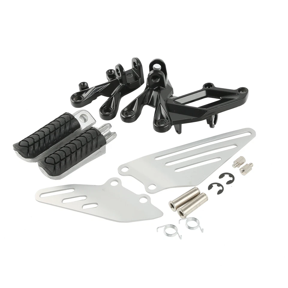 Soporte reposapiés delantero apto para Kawasaki Ninja ZX14R ZZR1400 06-23 negro Foto 4 de 4