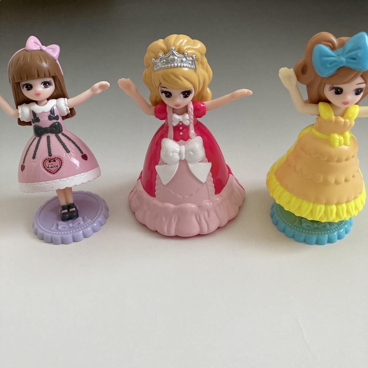 3 Licca Chan by Tomy Dolls Japan McDonald's Happy Meal Toys Rare