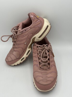 Nike Air Max Plus Shoes Womens Size Rust Pink Metallic