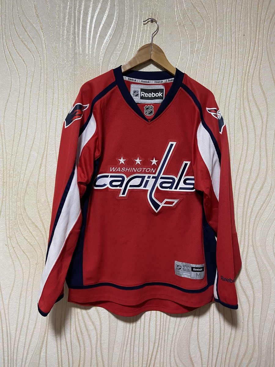 WASHINGTON CAPITALS NHL HOCKEY SHIRT JERSEY REEBOK sz M MEN RED | eBay