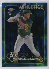 2024 Topps Chrome Update Blue & Green Lava Lamp Refractor /125 Max Schuemann 1u6