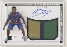 2016 Panini National Treasures Collegiate Black /5 Demetrius Jackson Auto w5c