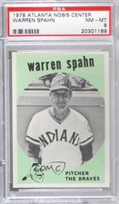 1978 Atlanta Sports Collector Convention Nobis Center Benefit Warren Spahn 0ll2