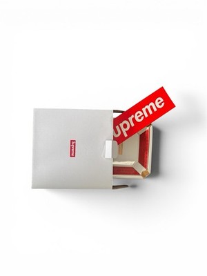 Supreme Small Ashtray Red, Aschenbecher rot Gold mit Aufkleber und original Box