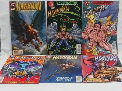 Hawkman 25,26,27,28,29 & 30 Comic Book Lot of 6 (1995-1996, DC)