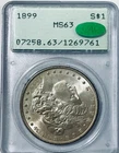 1899 Morgan Dollar PCGS MS63 OGH