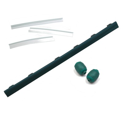 Ersatzteil Set geeig Vorwerk Elektrobürste EB 370 Frontlippe/Rollen 3 Kehrlippen