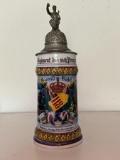 Original Reservistenkrug IR 118 Prinz Carl Worms 1909&ndash;1911 Lithophanie