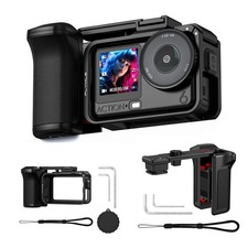 For DJI OSMO Action 6 Camera Handheld Case Cover Hand Grip Lens Cap Accessories