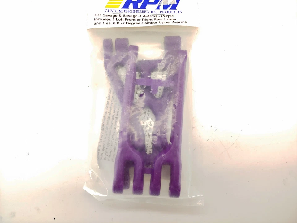 *ULTRA RARE* PURPLE RPM ARMS 82018 FOR HPI SAVAGE / SAVAGE-X Left Front Right Re - Image 3 of 4
