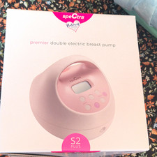 Spectra S2 Plus Double Electric Breast Pump Closed System Timer Nightlight Set