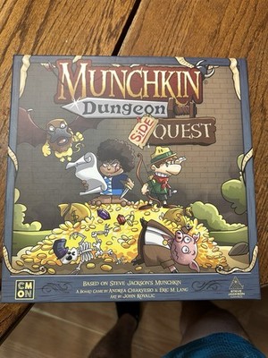 CMON MUNCHKIN DUNGEON SIDE QUEST GAME EXPANSION NEW OPEN BOX