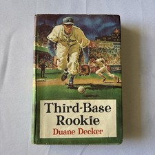 DUANE DECKER Third Base Rookie vintage 1961 baseball book Blue Sox #10