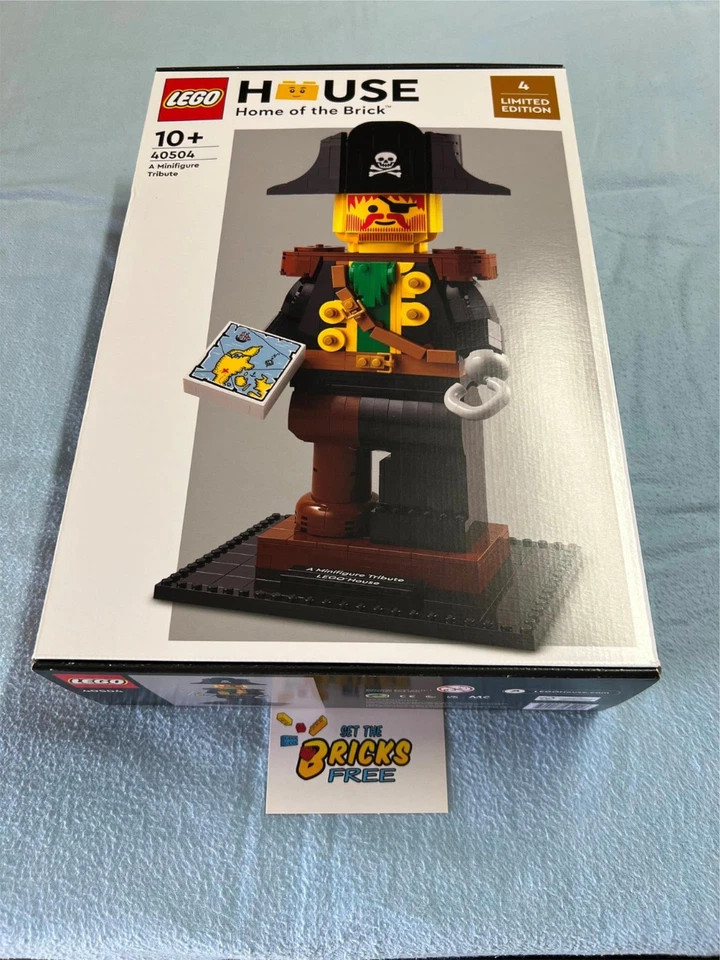 Lego House Excl #4 40504 Minifigure Tribute New/Sealed/Retiring Soon/MinorWear