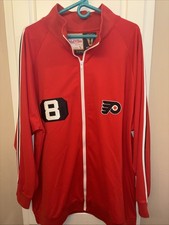 Mitchell & Ness Philadelphia Flyers Vintage Hockey Jacket XL FULL ZIP UP 1973