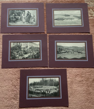 Klasyczne druki obrazkowe (5x) Oryginalne druki prasowe z 1899 roku- ciekawe motywy-