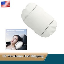 PU Leather Neck Rest Pillow Headrest Neck Rest Cushion White 1PC for Ford F-150
