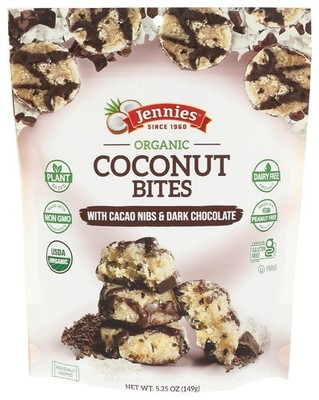 Jennies Macaroon Bite Cacao Nib 5.25 OZ Pack Of 6