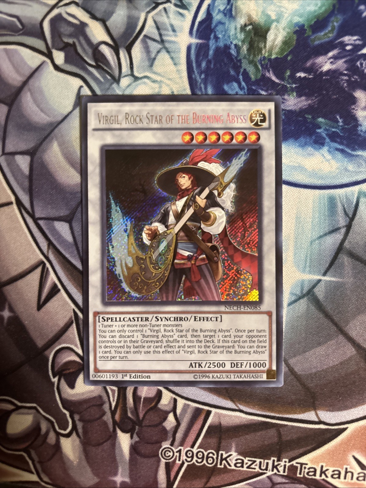(SRH) Yu-Gi-Oh! Virgil, Rock Star of the Burning Abyss NECH-EN085 1st Ed VLP