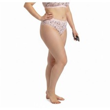 New Lane Bryant Cacique Cotton Thong Panty Pink Navy Stars 18/20 Plus Size