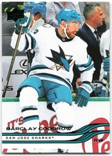 2025-26 Upper Deck Series 1 Holiday SP Green Foil #138 Barclay Goodrow San Jose