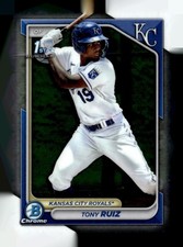 TONY RUIZ 2024 BOWMAN CHROME 1ST PROSPECT ROYALS HY1