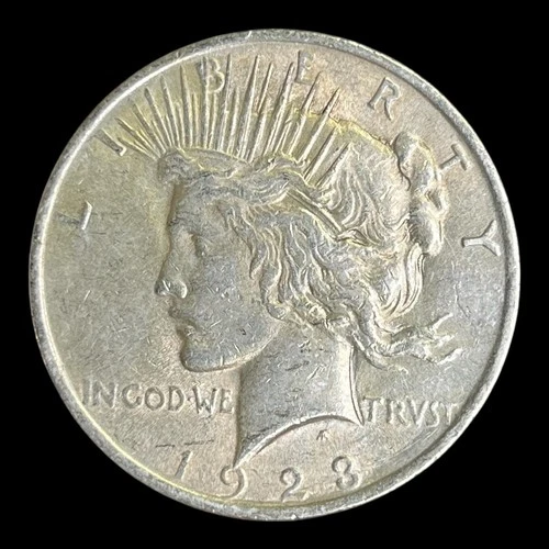 1923 Peace Silver Dollar, AU