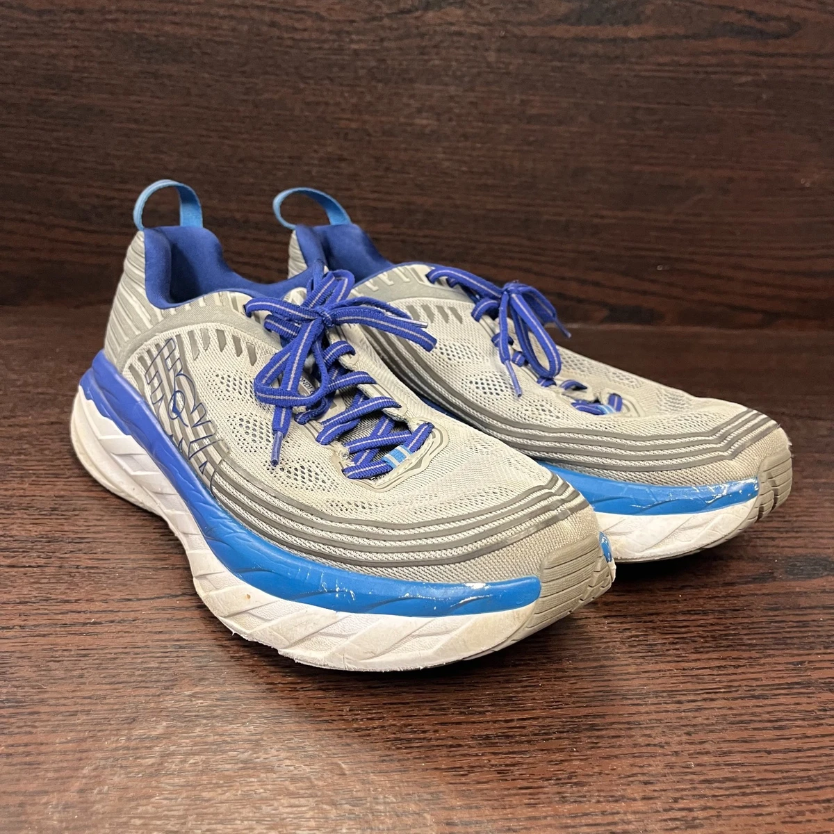 Hoka One One HOKA Bondi 6 Wide Frost Grey Vapor Blue for sale | eBay