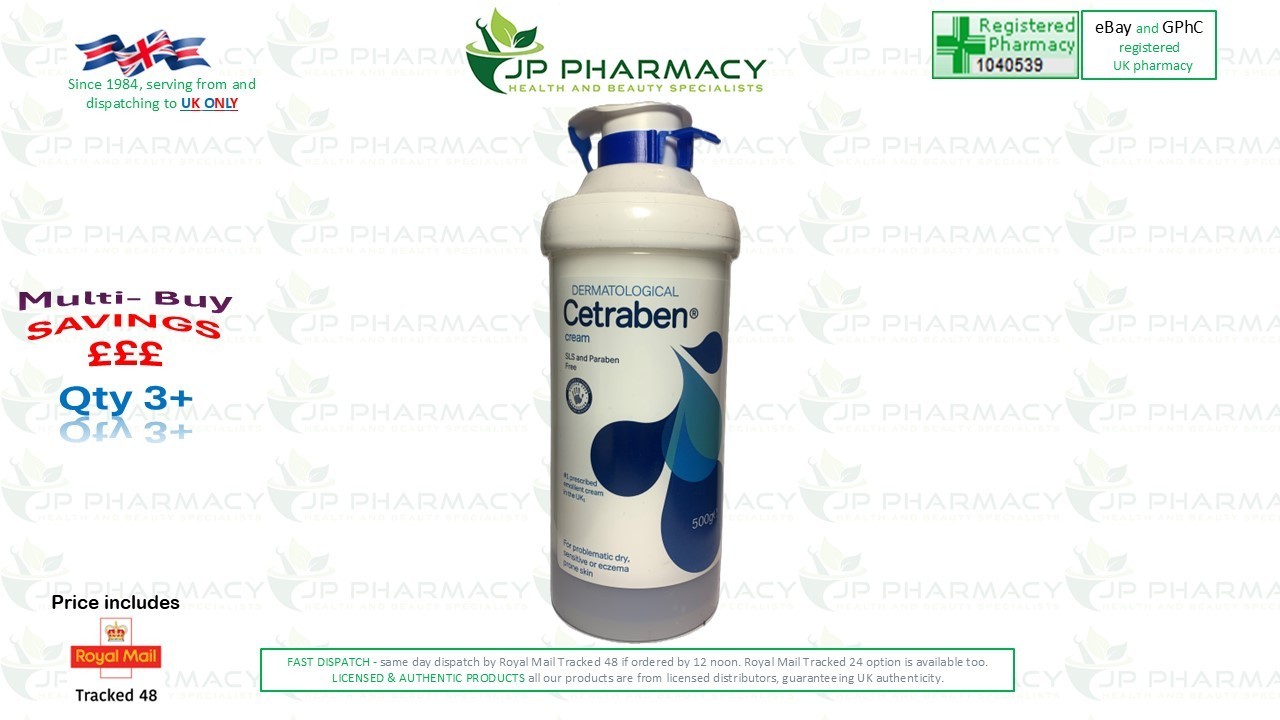 Cetraben Emollient Moisturising Cream - 500g - Image 9