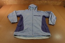 Columbia Sportswear Womens Medium Blue Full Zip Hooded Hiking Windbreaker Jacket