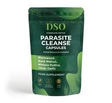Parasite Cleanse Detox for Adults Worming Capsules Gut Cleanse High Strength