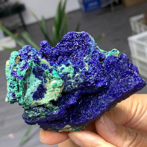 177G BEST Natural Azurite/Malachite crystal minerals specimens D503 - Picture 4 of 14