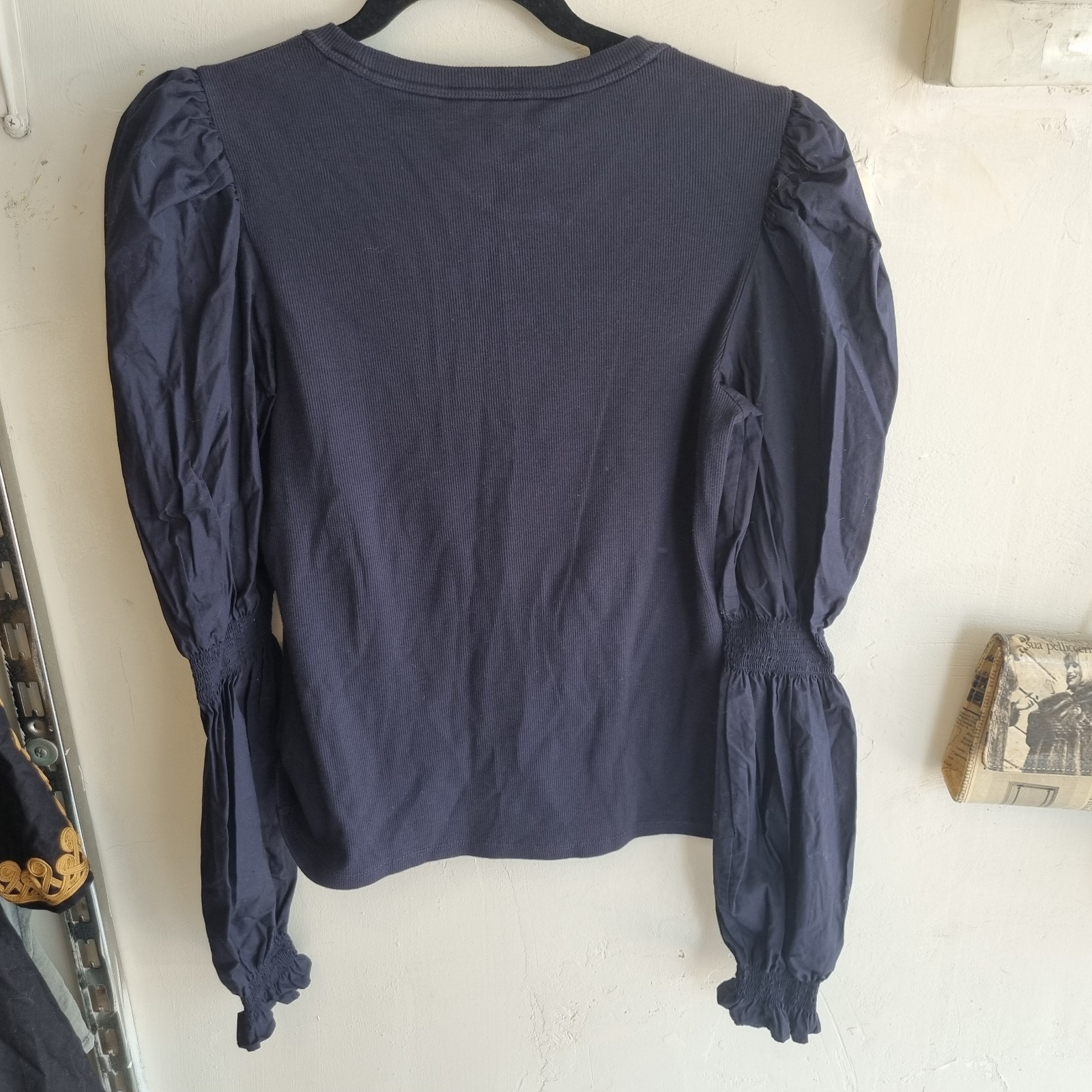 Veronica Beard Elevated Basic Mixed Media Navy Fa… - image 6