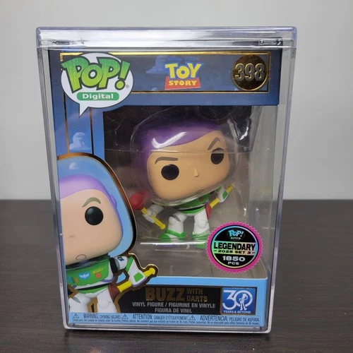 Funko Pop Digital Exclusive Toy Story Buzz Lightyear LE 1,850 PC In Hand Stack