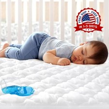 Protector de Colchon Para Cuna De Bebe Tama o Estandar Cama Ni os Peque o suave