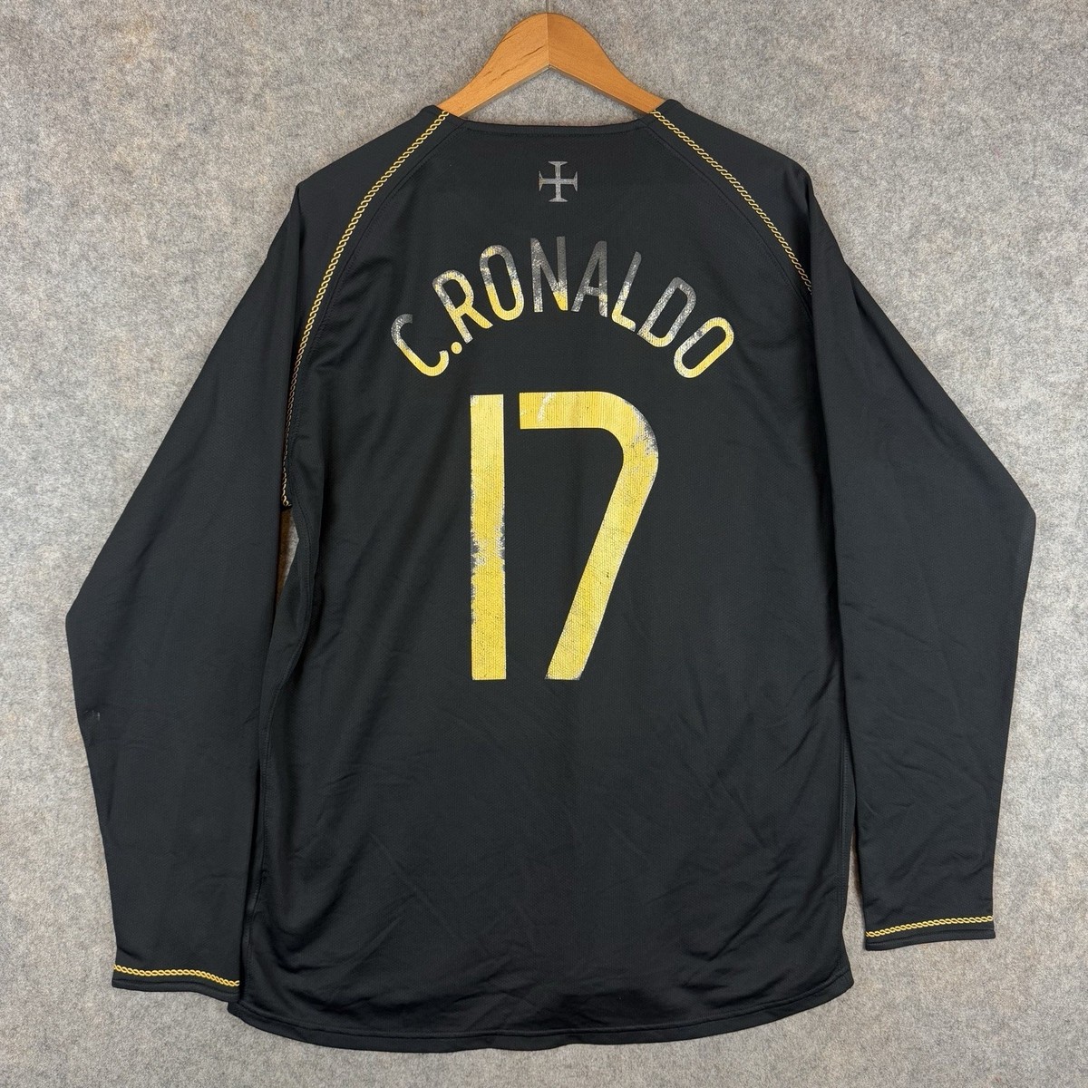 Nike Portugal Jersey XL Black Away 2006-07 Cristiano Ronaldo