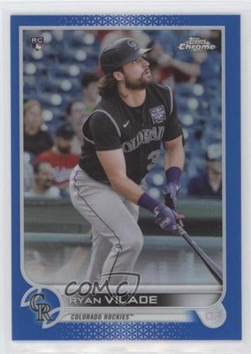 2022 Topps Chrome Blue Refractor 43/150 Ryan Vilade #85 Rookie RC 0m4q